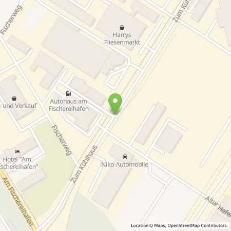 Standortübersicht der Tankstelle AC Autohaus Am Fischereihafen Ltd. & Co. KG in 18069 Rostock