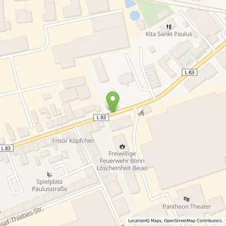 Standortübersicht der Tankstelle Autohaus Krautkrämer GmbH (Heinrich Ludwig Autogas) in 53229 Bonn