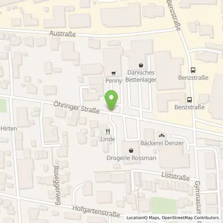 Standortübersicht der Tankstelle AVIA Tankstelle Neuenstadt in 74196 Neuenstadt