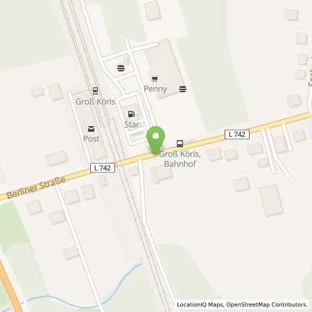 Standortübersicht der Tankstelle STAR Tankstelle Groß Köris in 15746 Groß Köris