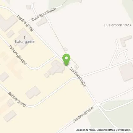 Standortübersicht der Tankstelle Gerhard + Michel KG in 35745 Herborn