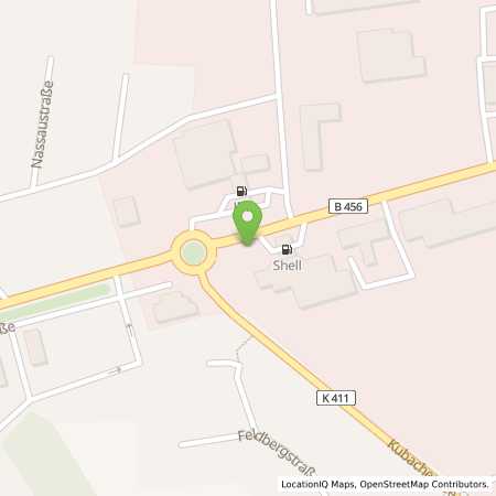 Standortübersicht der Autogas (LPG) Tankstelle: Autohaus Offenbach - Shell Tankstelle in 35781, Weilburg