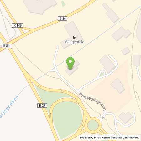 Standortübersicht der Autogas (LPG) Tankstelle: Wingenfeld Mineralöle GmbH & Co.KG in 36088, Hünfeld