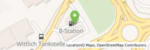 Position der Tankstelle B-Station