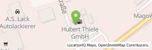Position der Tankstelle Hubert Thiele GmbH