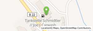 Position der Tankstelle 24h Tankstelle Schmidtler // Joe´s Carwash