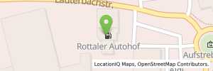 Position der Tankstelle Rottaler Autohöfe Kurt Lehner