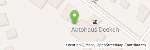 Position der Tankstelle Autohaus Deeken