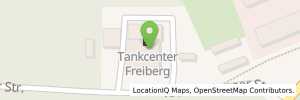 Position der Tankstelle Tankcenter Freiberg
