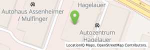 Position der Tankstelle Autozentrum Hagelauer