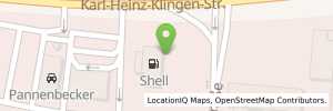 Position der Tankstelle Shell Dinslaken Krengelstr. 111