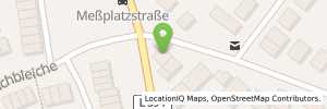 Position der Tankstelle Wiesloch Messplatzstrasse 23