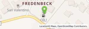 Position der Tankstelle OIL! Tankstelle Fredenbeck