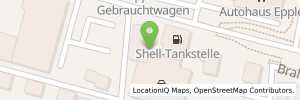 Position der Tankstelle Shell Rutesheim Leonberger Str. 56