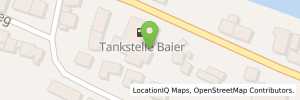 Position der Tankstelle Tankstelle Baier