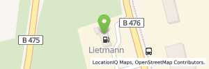 Position der Tankstelle Lietmann Mineralöle Füchtorfer Str. 31