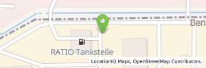 Position der Tankstelle Ratio Osnabrück Atter