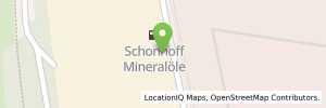 Position der Tankstelle Schonhoff Mineralöle