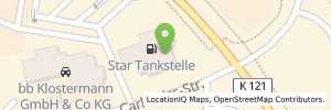 Position der Tankstelle star Tankstelle