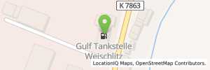 Position der Tankstelle Gulf Weischlitz