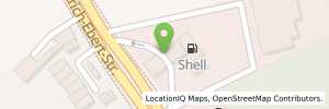 Position der Tankstelle Shell Duisburg Friedrich-Ebert-Str. 510