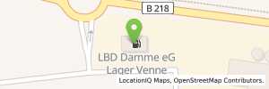 Position der Tankstelle LBD-Venne