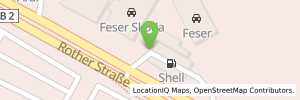 Position der Tankstelle Shell Schwabach Rother Str. 15