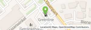 Position der Tankstelle Greenline Greifswald