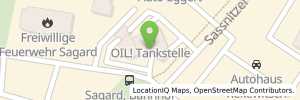 Position der Tankstelle OIL! tank & go Automatentankstelle Sagard