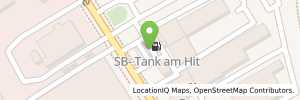 Position der Tankstelle SB-Tank am HIT