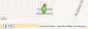 Position der Tankstelle Supermarkt Zwickau