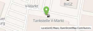 Position der Tankstelle V-Markt Günzburg