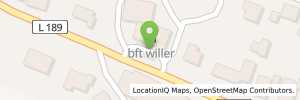 Position der Tankstelle bft-willer Station 152