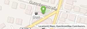Position der Tankstelle Shell Friedberg Gutenbergstr. 2