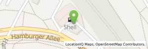 Position der Tankstelle Shell Schwerin Hamburger Allee 135