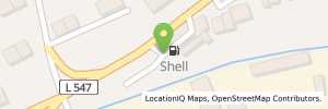 Position der Tankstelle Shell Wiesloch Baiertaler Str. 18