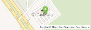 Position der Tankstelle Q1 Tankstelle