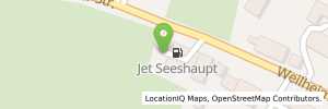 Position der Tankstelle JET SEESHAUPT WEILHEIMER STR. 17