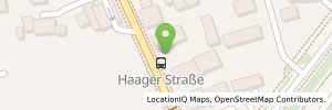 Position der Tankstelle ERDING - HAAGER STRASSE 34