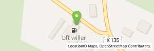 Position der Tankstelle bft-willer Station 163