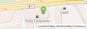 Position der Tankstelle T Hildesheim