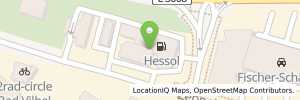 Position der Tankstelle Hessol