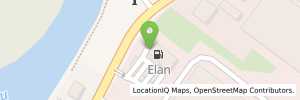 Position der Tankstelle Elan Frankenberg