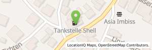 Position der Tankstelle Shell Steinbach Bahnhof Str.