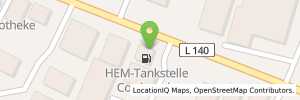 Position der Tankstelle Jork, Westerjork 21