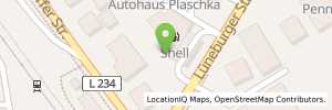 Position der Tankstelle Shell Amelinghausen Lüneburger Str. 22