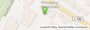 Position der Tankstelle JET PINNEBERG DAMM 52