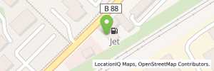 Position der Tankstelle JET JENA CAMBURGER STR. 66 D