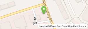 Position der Tankstelle JET BAYREUTH JUSTUS-LIEBIG-STR. 45