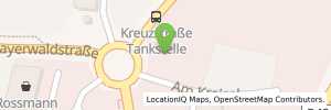 Position der Tankstelle Shell Hutthurm Am Kreisel 4